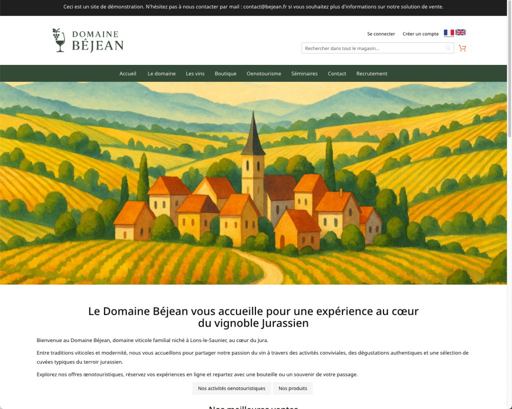 Plateforme de gestion oenotourisme - Interface moderne